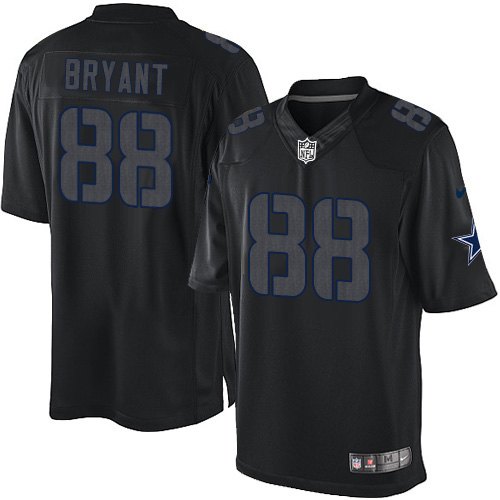 Men's Elite Dez Bryant Nike Jersey Black - #88 Impact NFL Dallas Cowboys